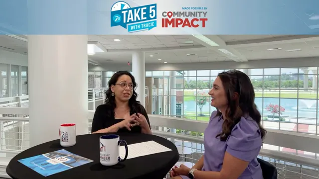 Stephanie talking about the value of chamber membership and community