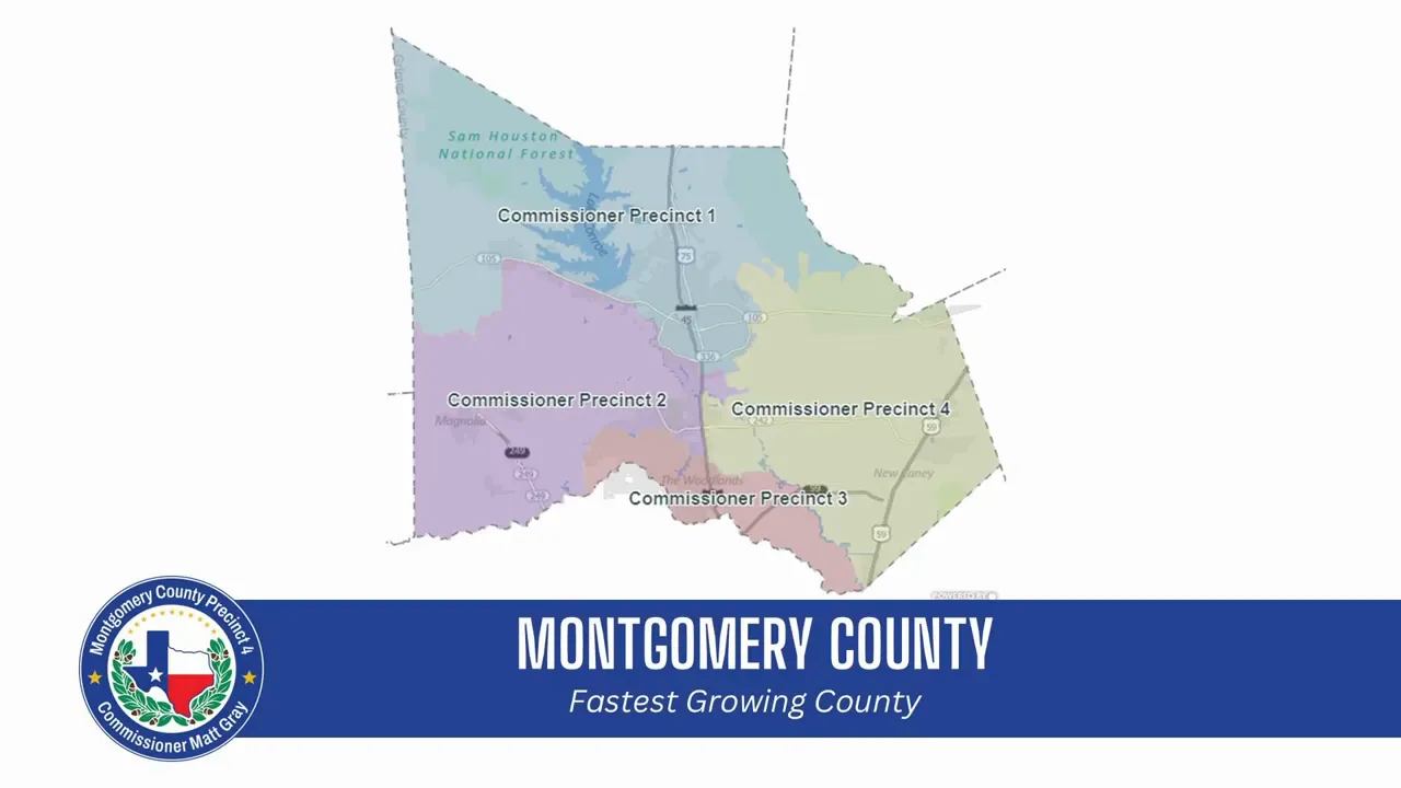 Map-like description of Precinct 4 boundaries
