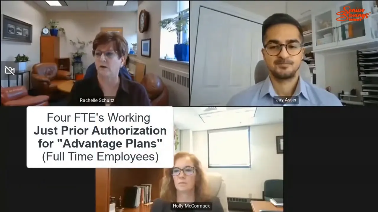 Healthcare provider discussing prior authorizations