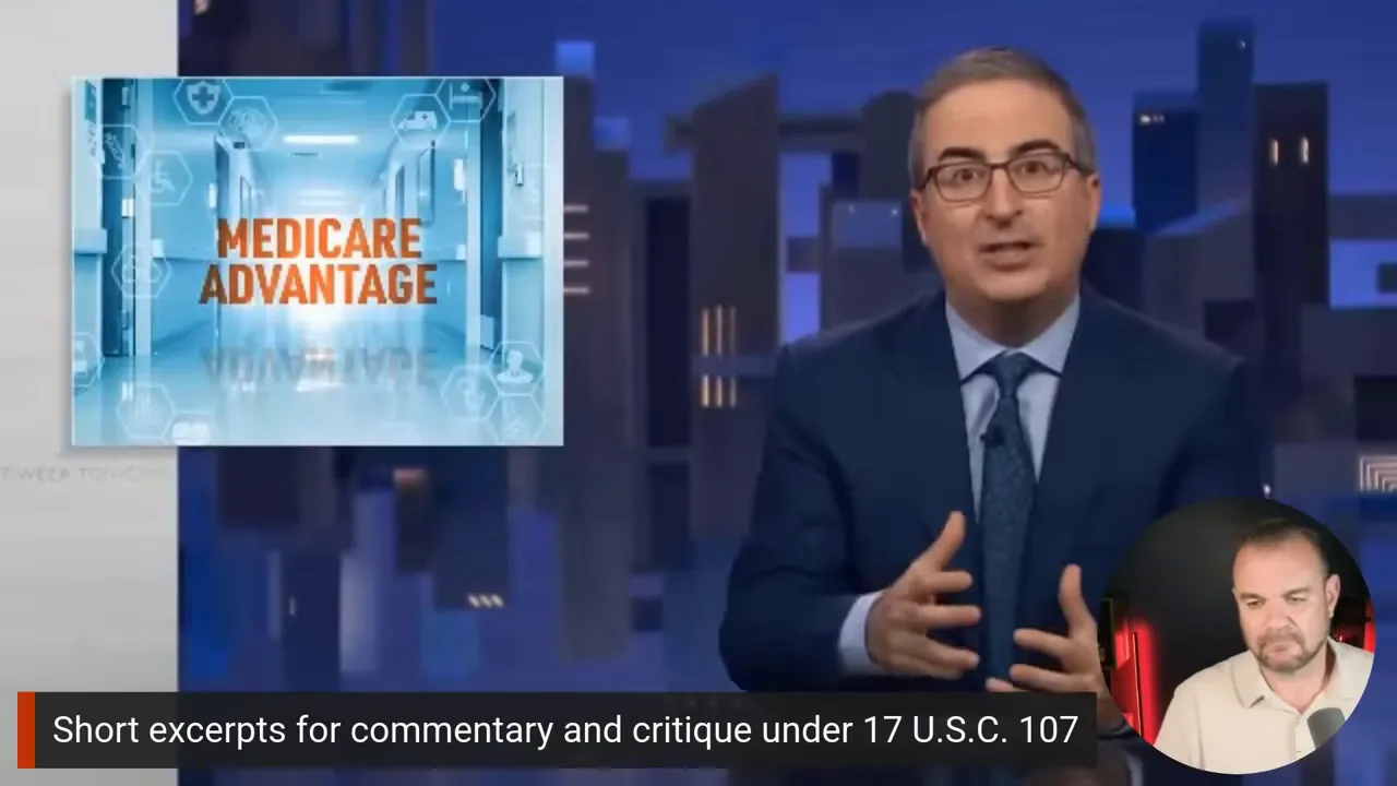 Host explaining that Medicare Advantage is not Original Medicare