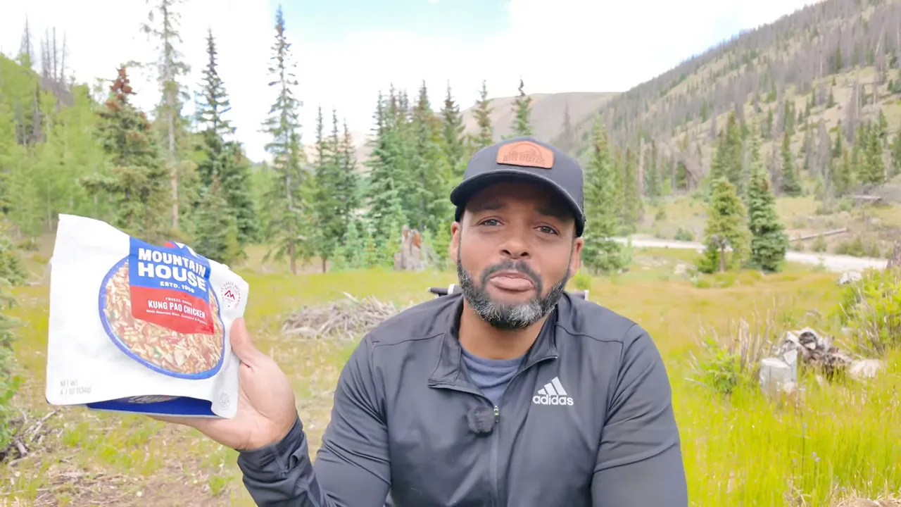 Kung Pao chicken with chunks of chicken and basmati rice