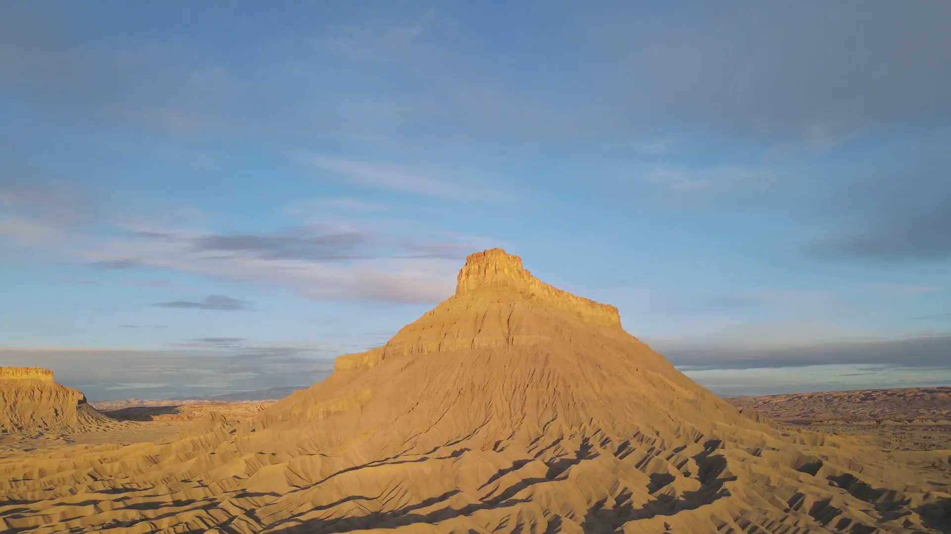 Sunrise over Factory Butte