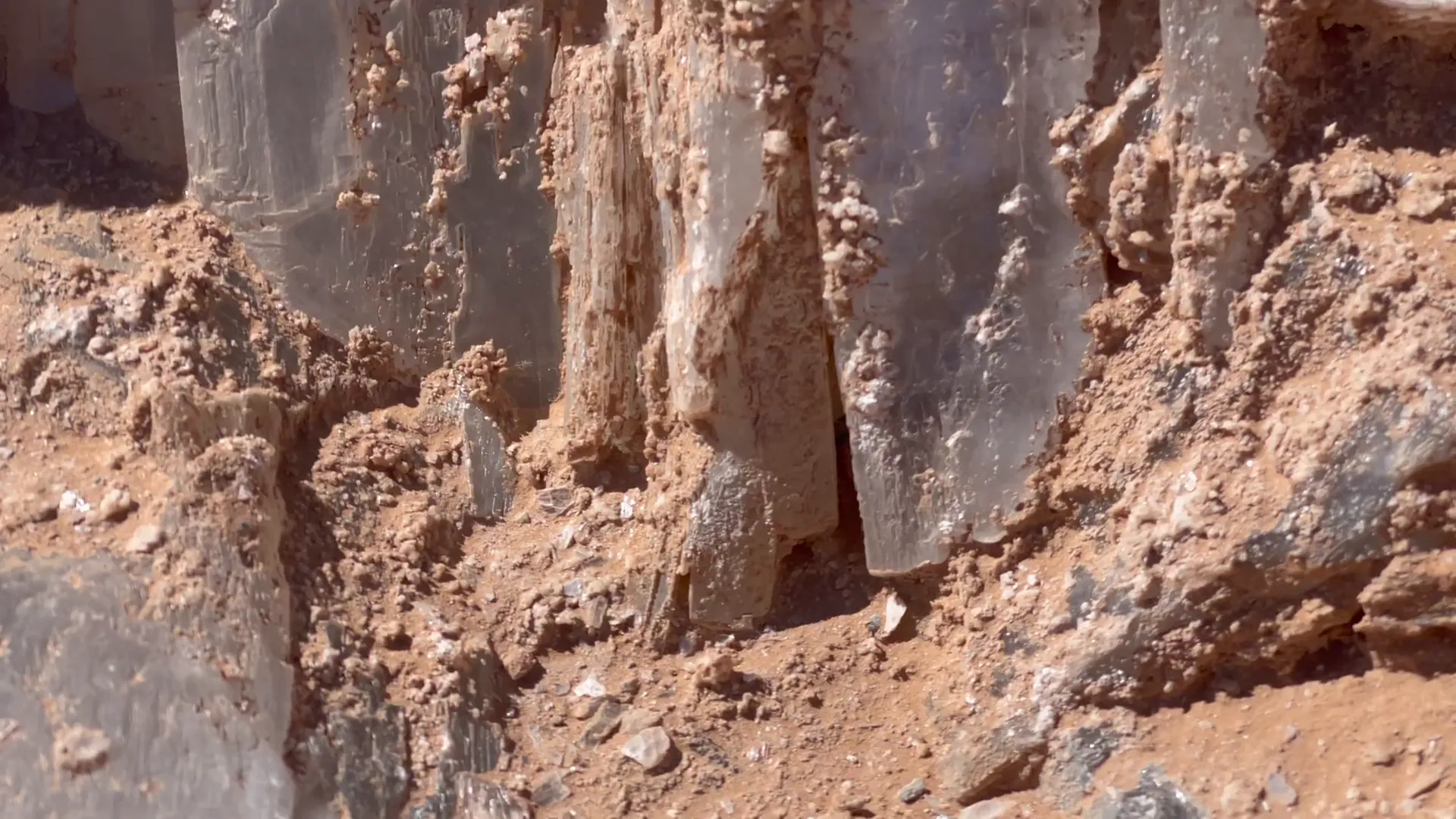 Glass Mountain - Selenite crystals