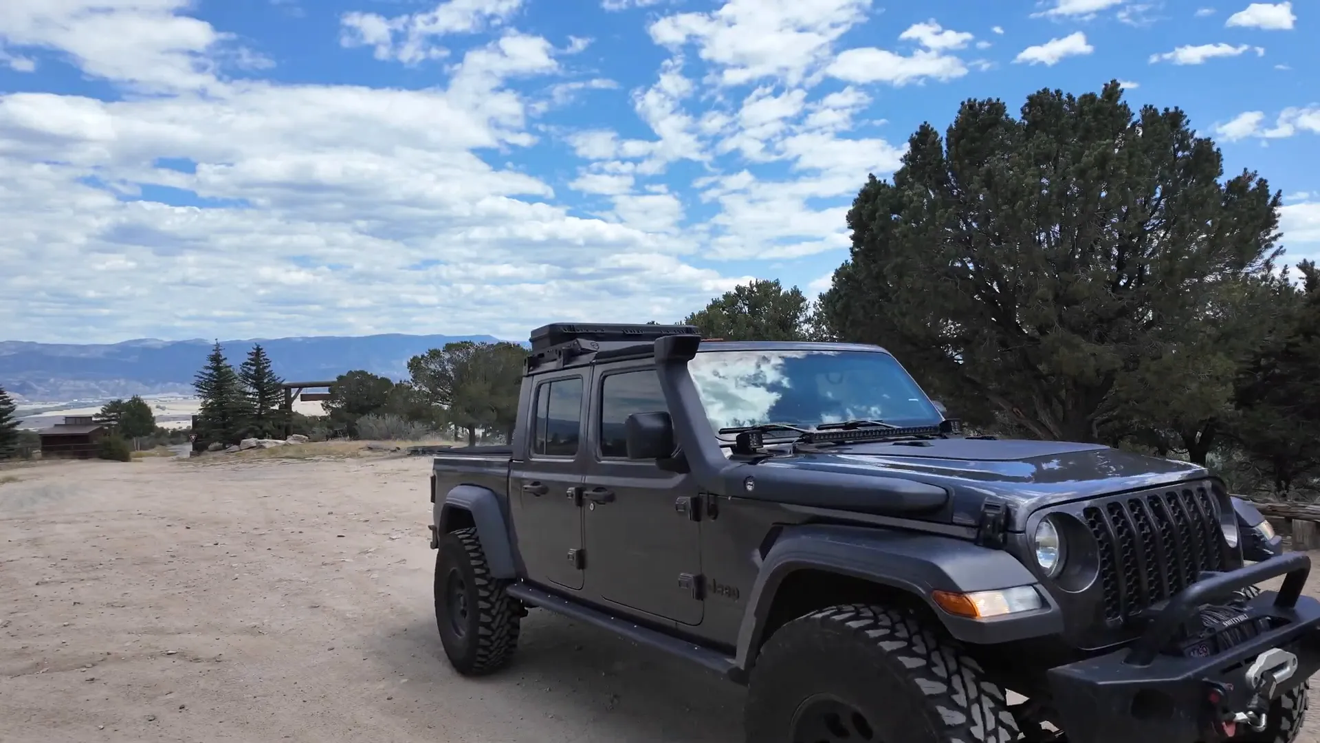 Narrow shelf road near Mt Princeton with steep drop-offs