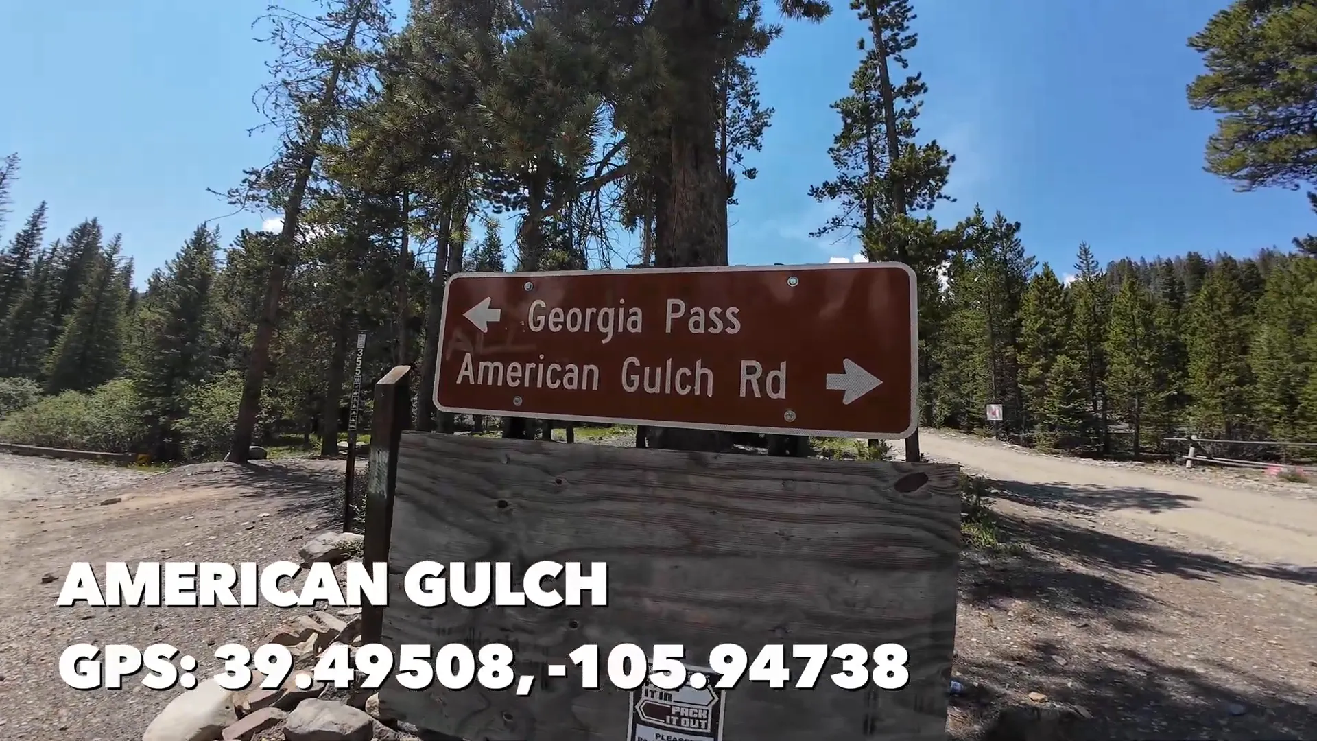 Connection from Georgia Pass to County Road 355