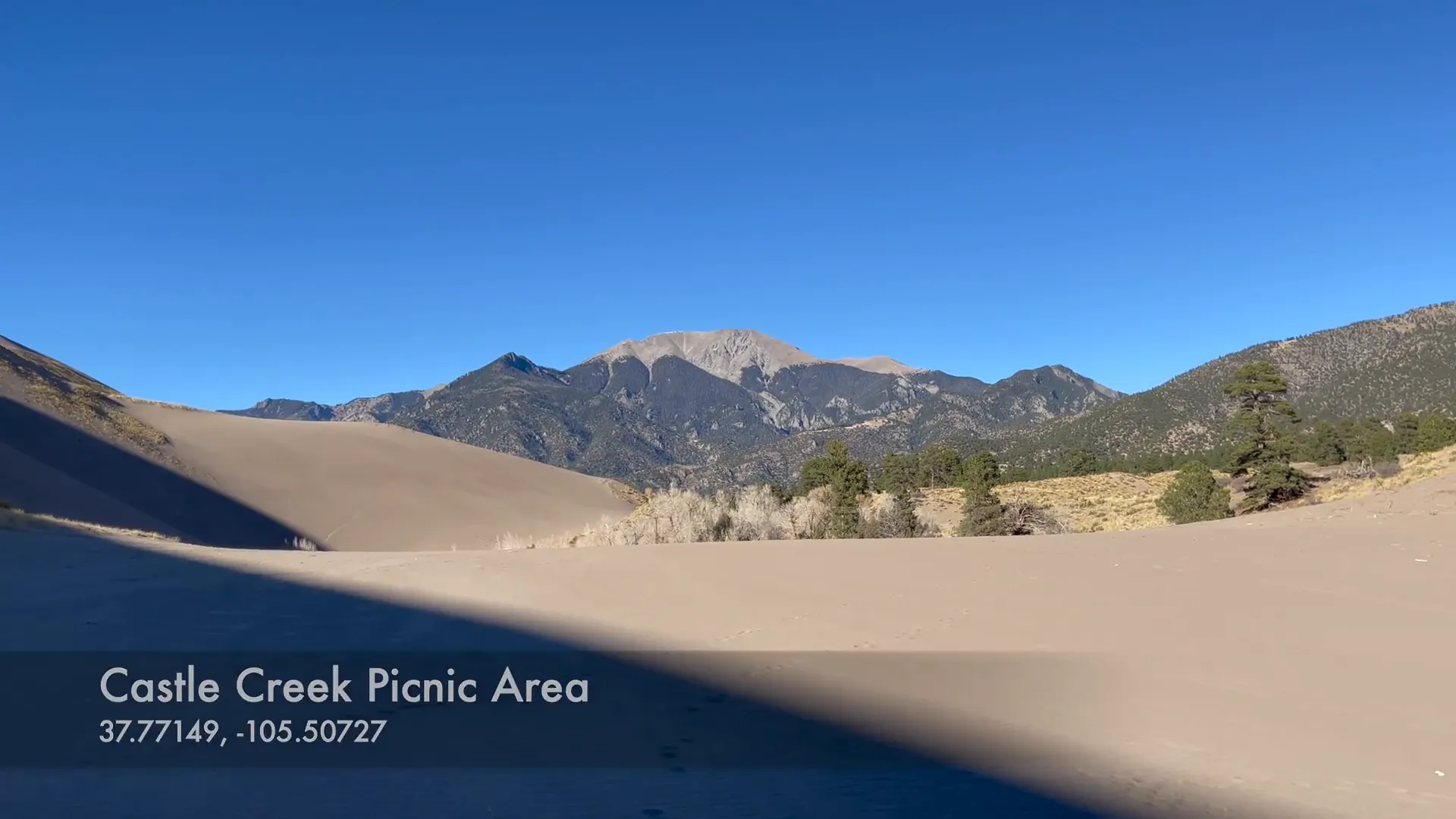 Castle Creek Picnic Area with lush surroundings