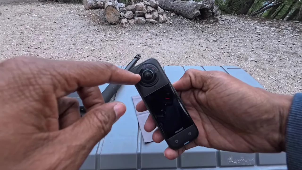 Scratched lens after falling off the vehicle