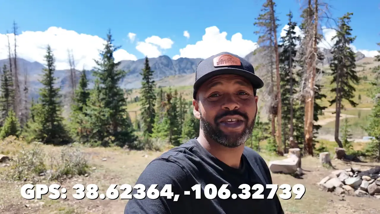 Campsite layout showing pull-through option and leveling area suitable for trailers on Billing Lake Trail