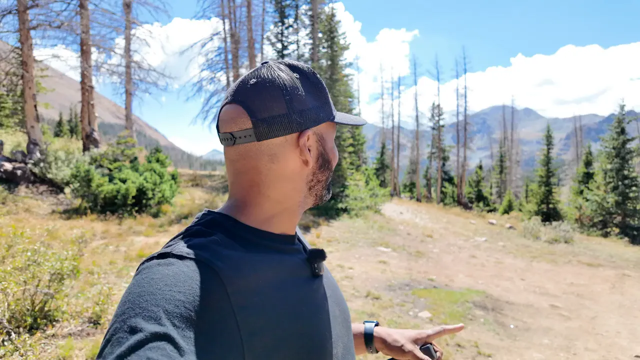 Large flat campsite with view of Billings Lake and mountain backdrop, ideal for group camping