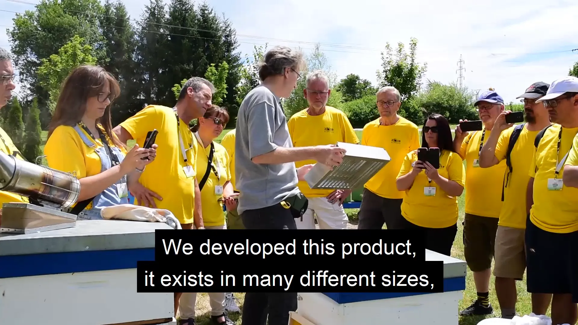 De Duplex Frame-box in verschillende maten; een opstelling klaar om in gebruik genomen te worden