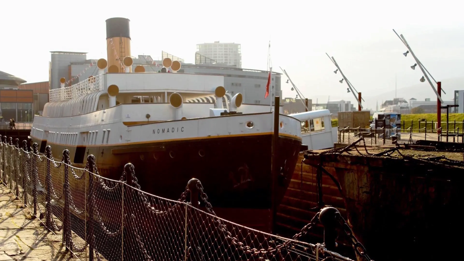 Visitors at SS Nomadic