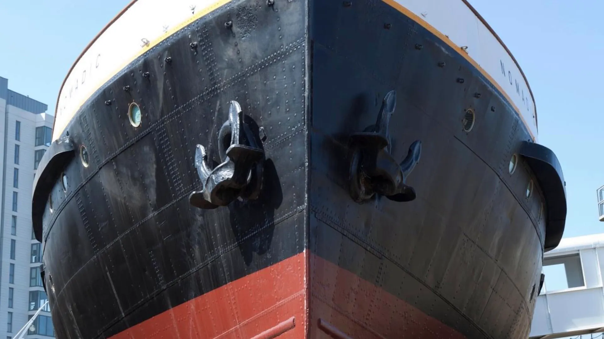 Nomadic at Cherbourg port