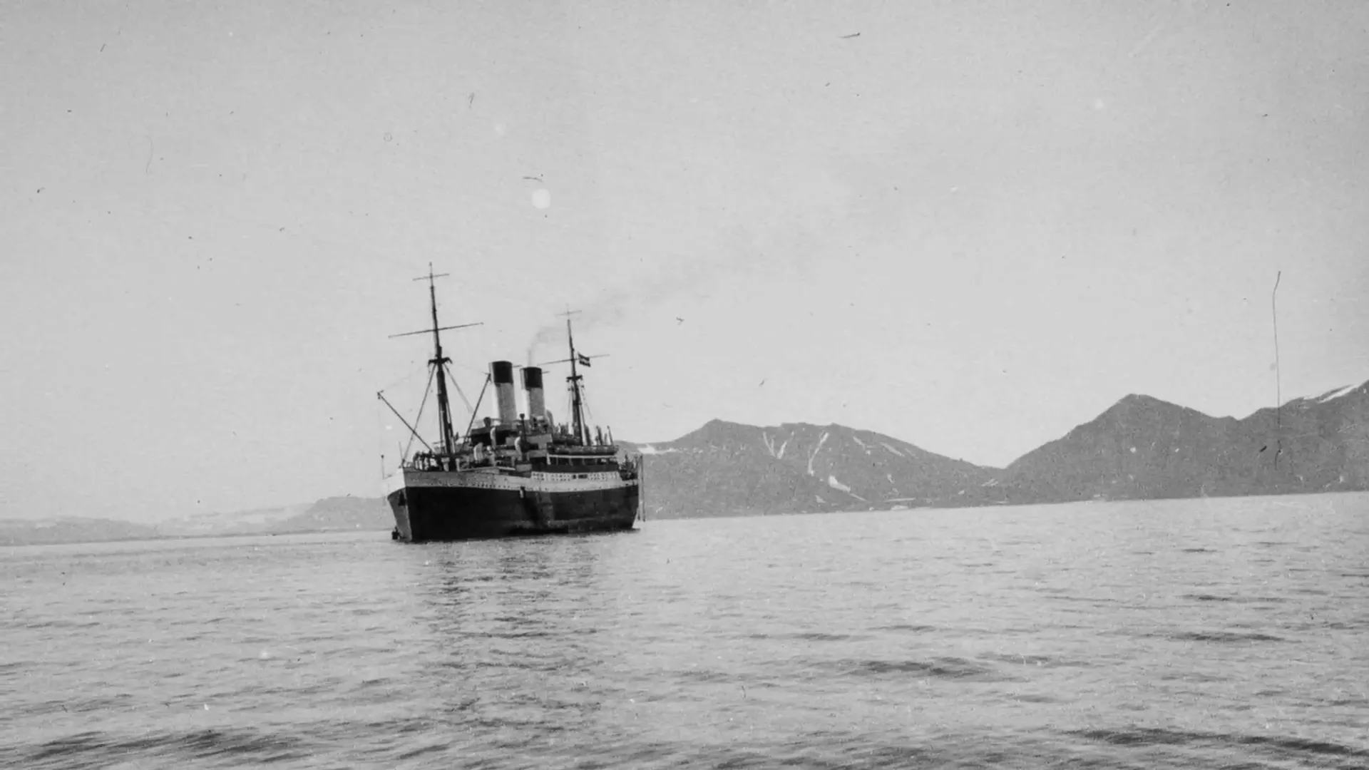 Evacuating passengers from MV Monte Cervantes
