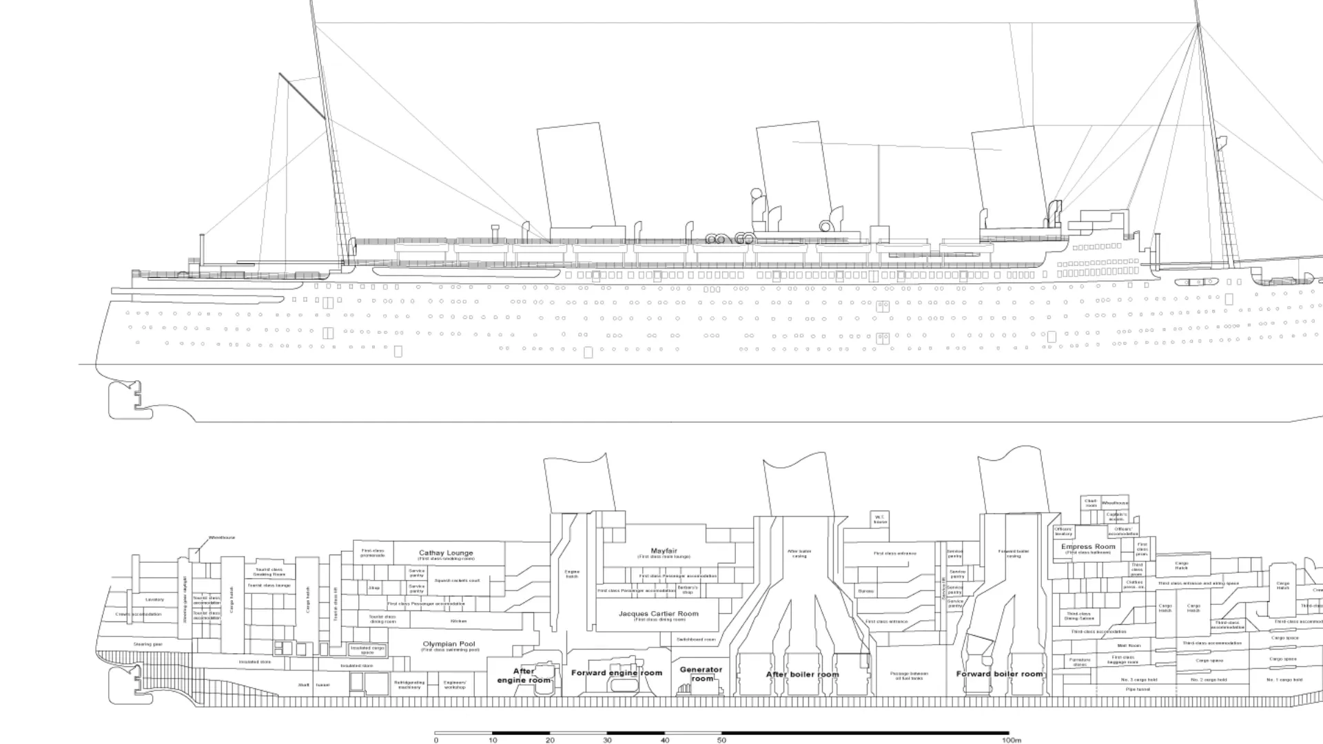Construction specifications of RMS Empress of Britain