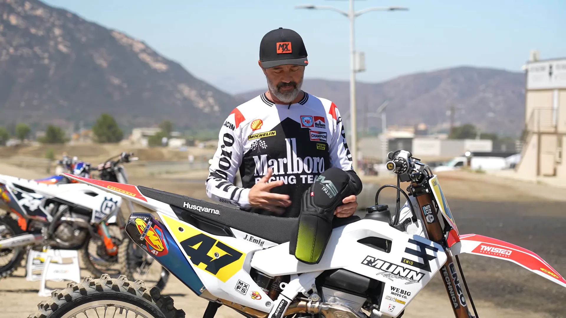 Mention of Travis Pastrana and the flexible riding style favored by pads