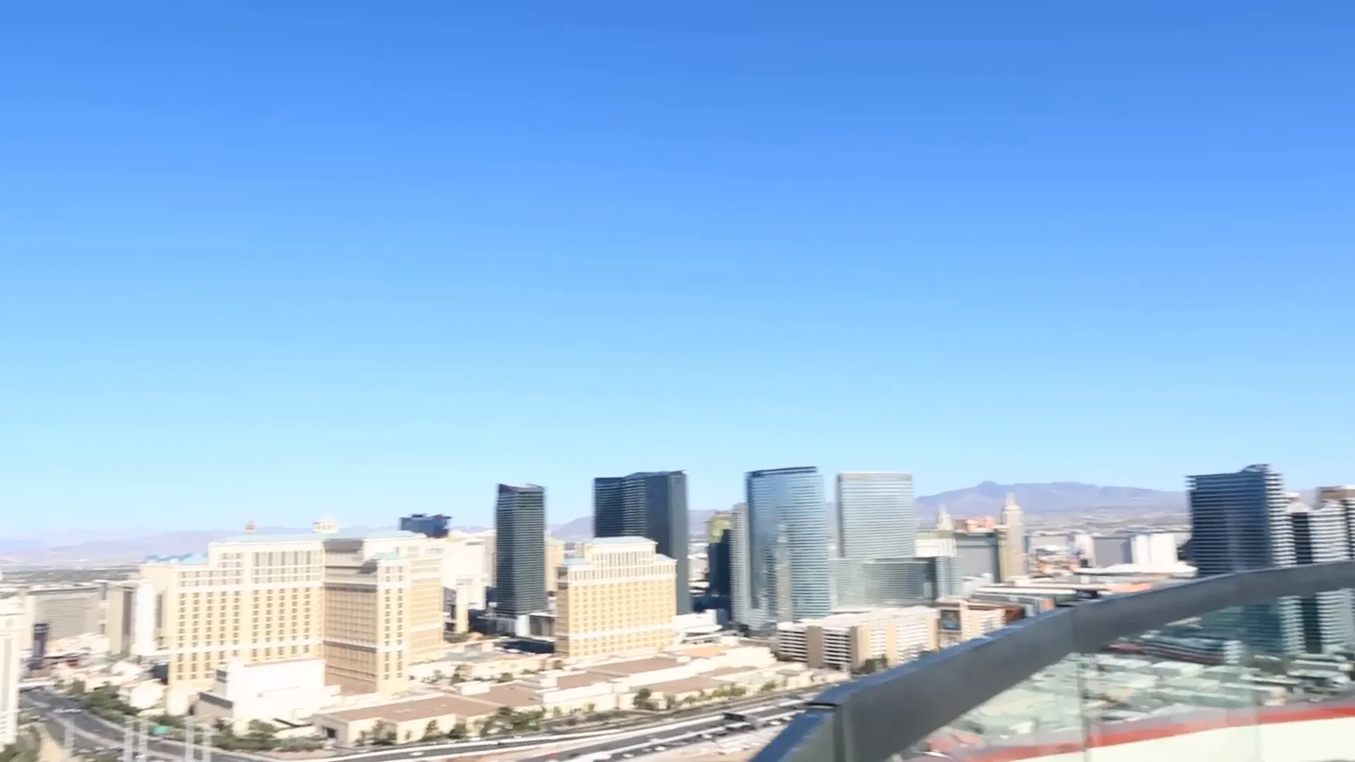 View of the Las Vegas Strip from the Voodoo Lounge