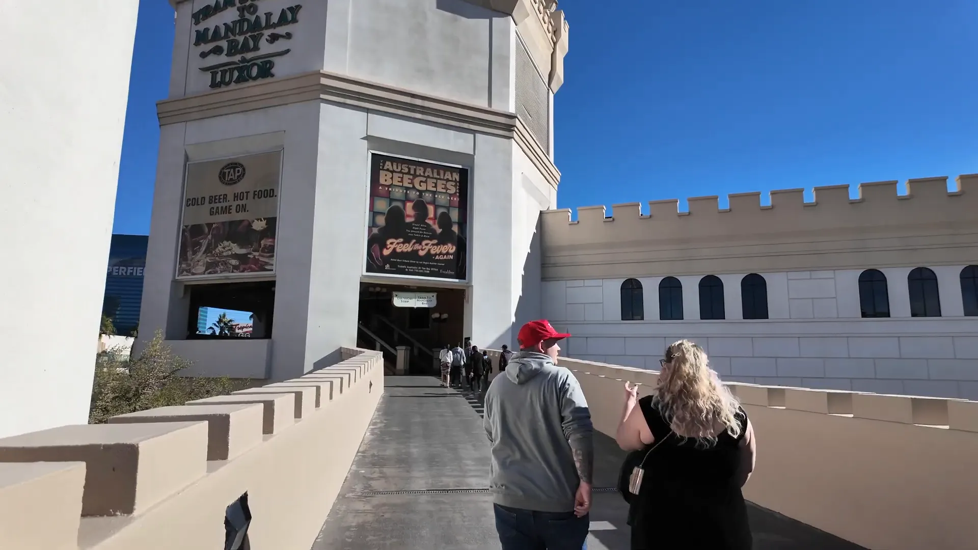 Tram station at Excalibur