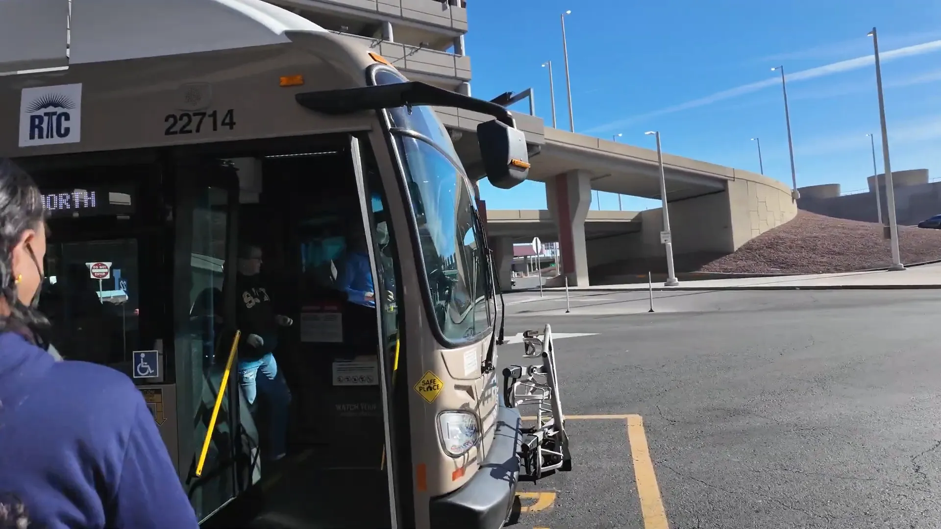 Bus stop at Terminal 1