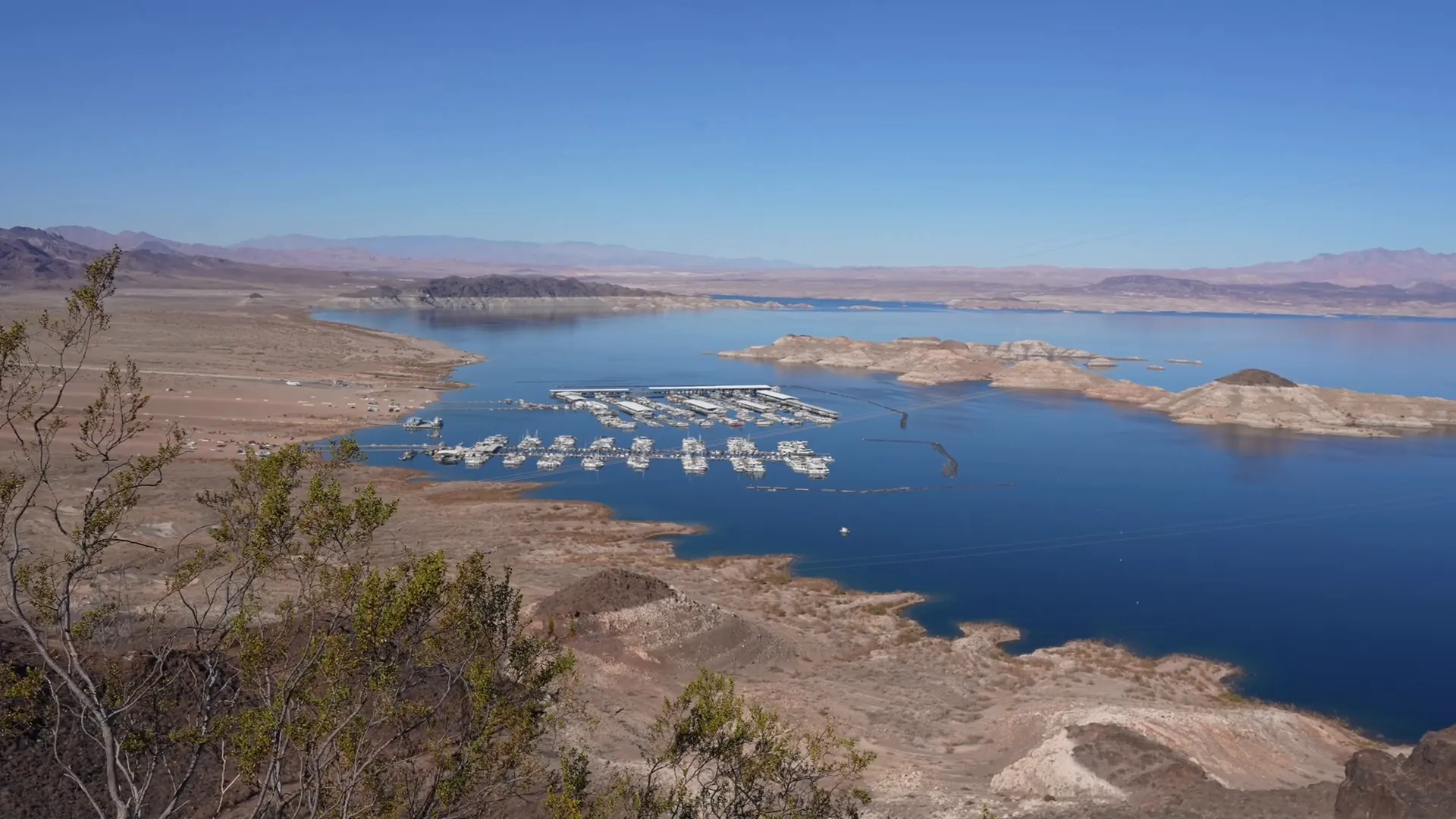 Panoramic view of Lake Mead