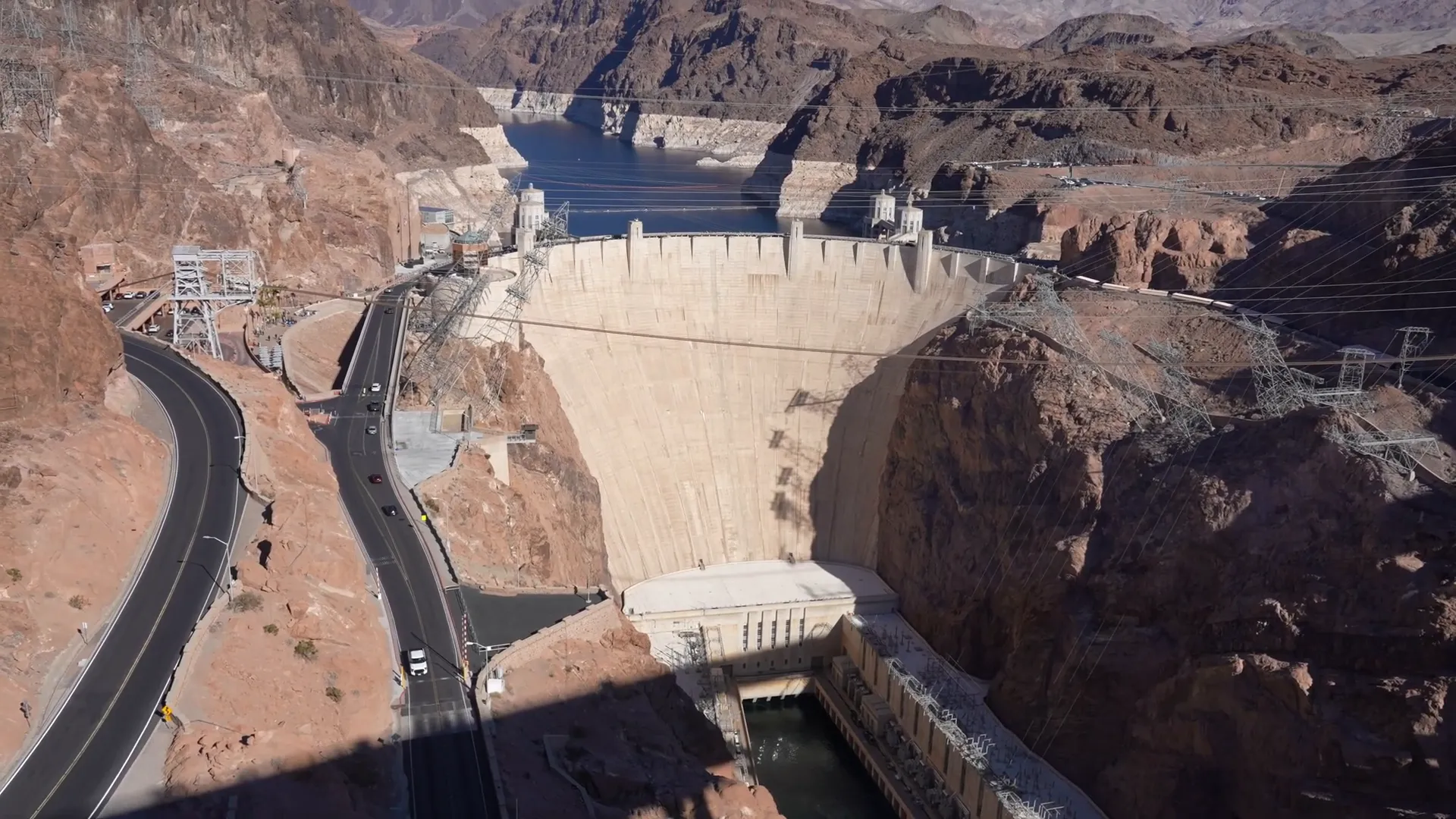 Hoover Dam from a distance