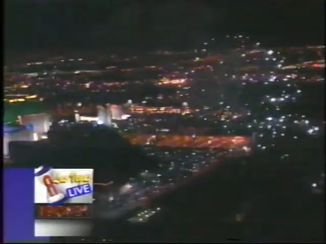 Fireworks display over Las Vegas