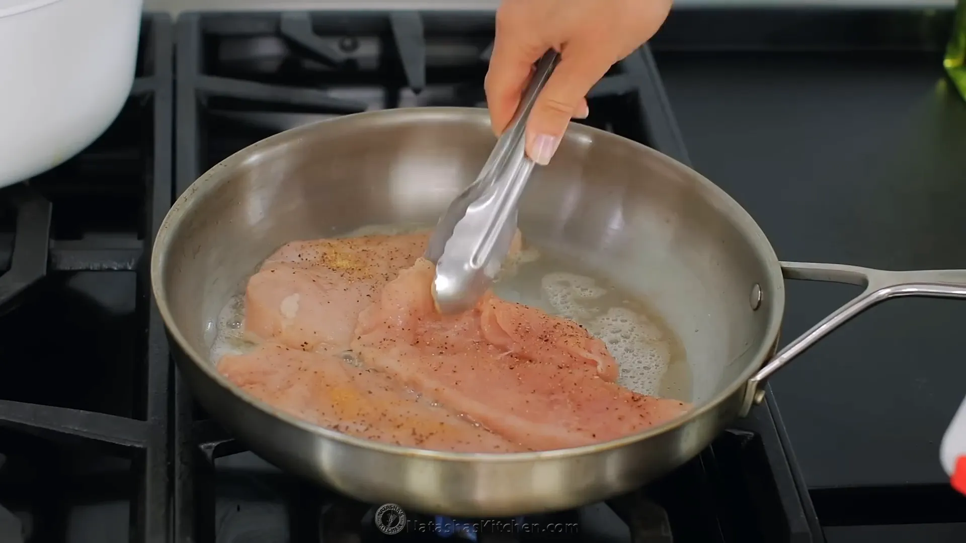 Sautéing chicken