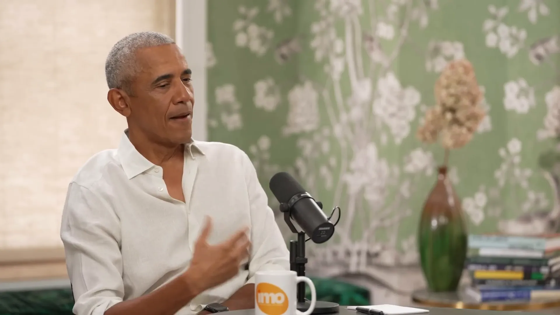 Barack Obama sharing his hands-on fatherhood approach
