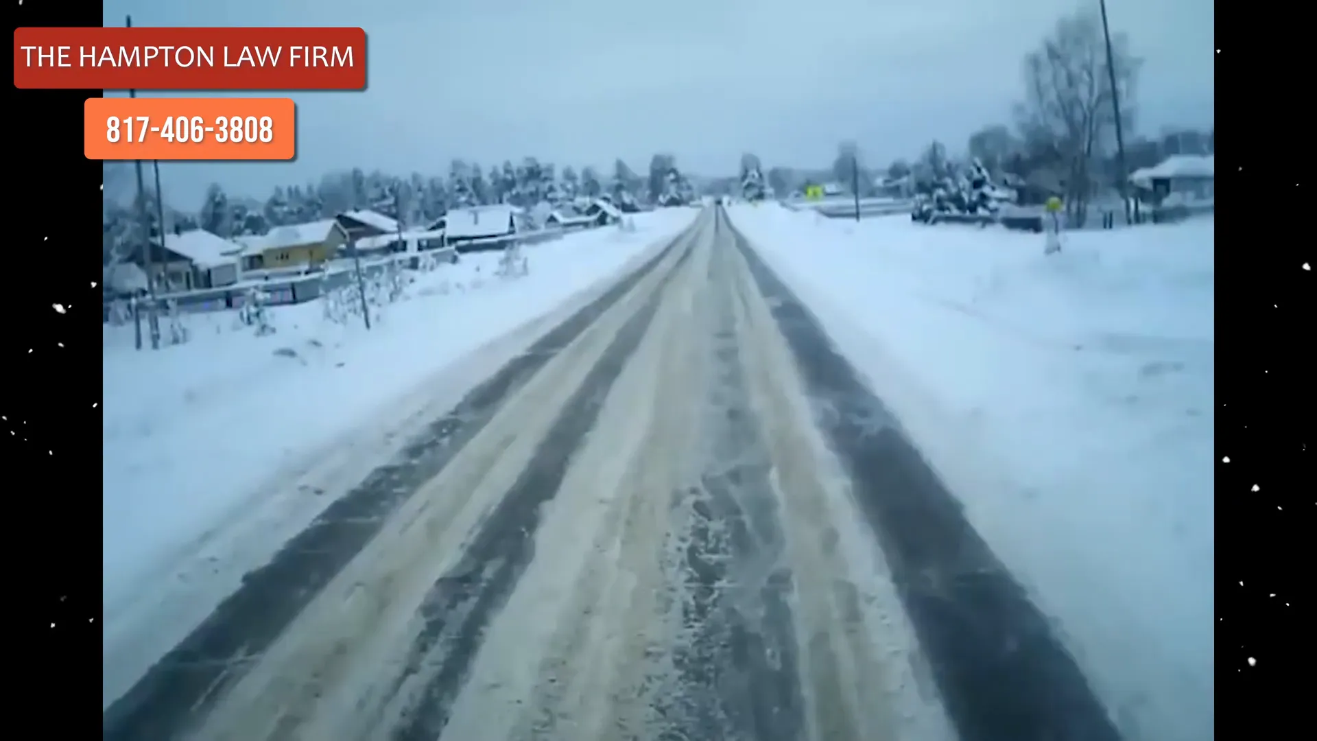 Dash cam footage exposing staged accident