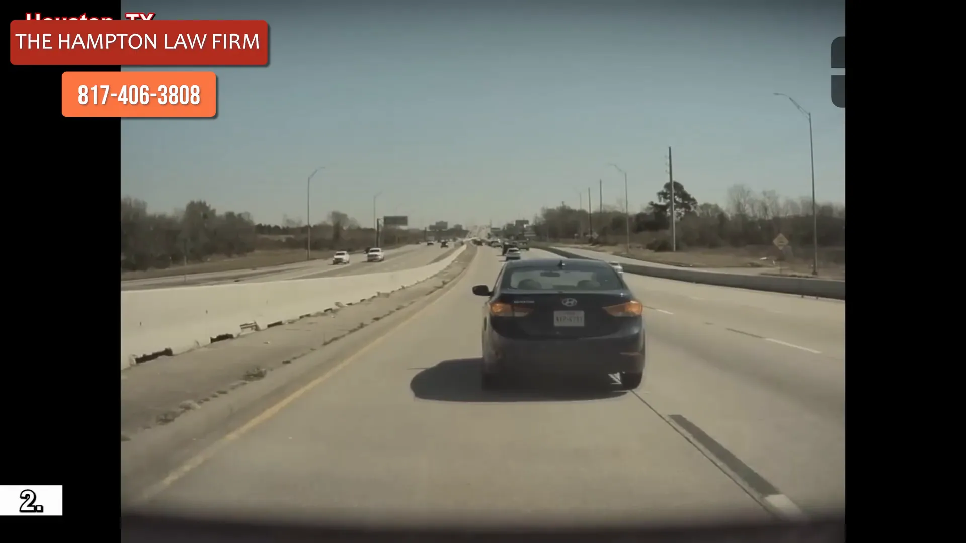 Dash cam footage capturing road rage incident