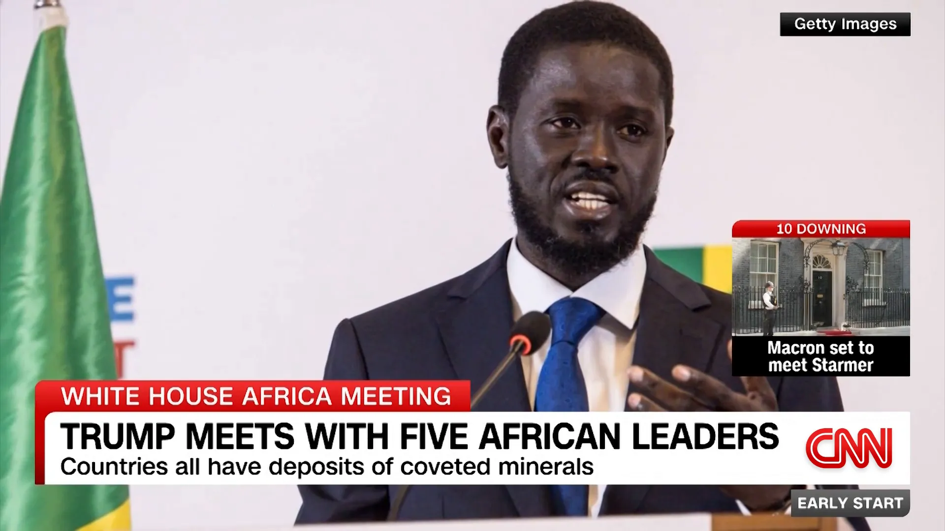 African leaders appealing to President Trump during the meeting