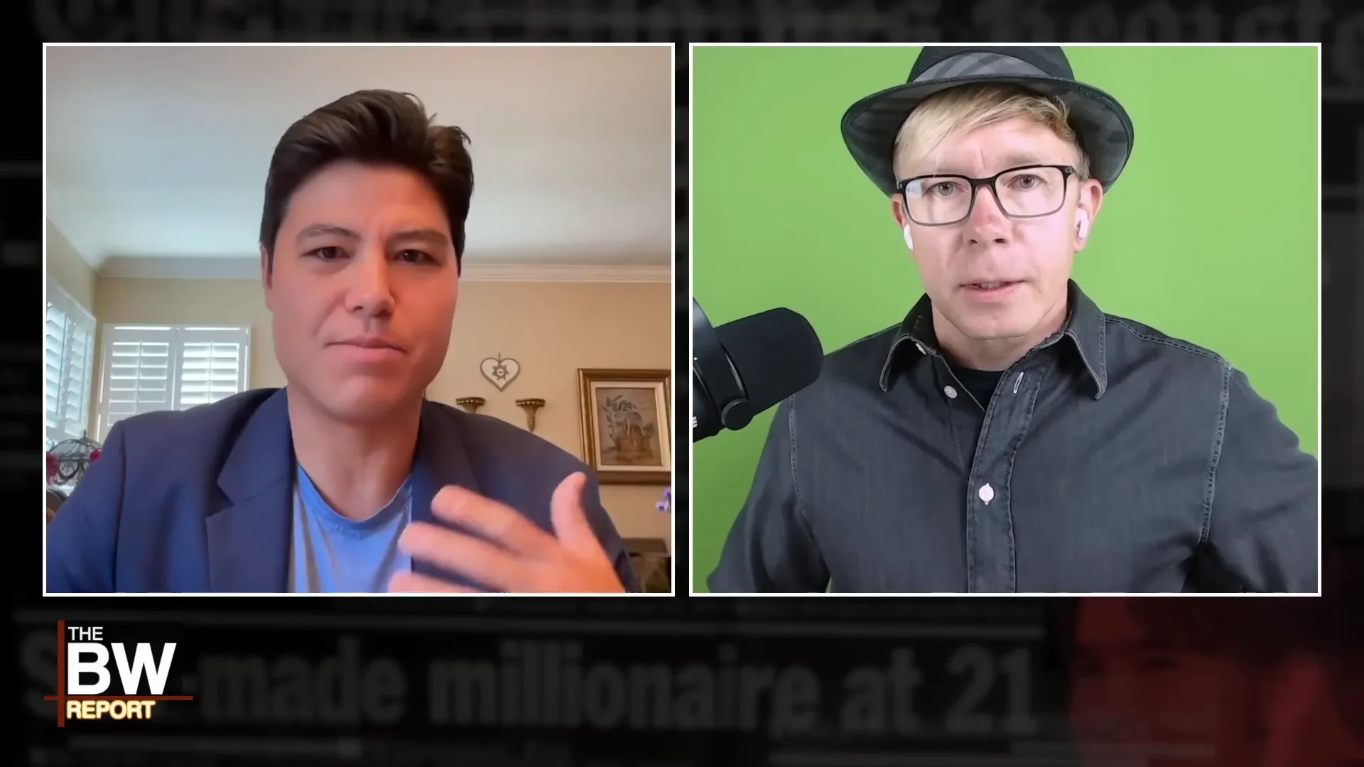 Tim describing the dream that convinced him he would win the lottery