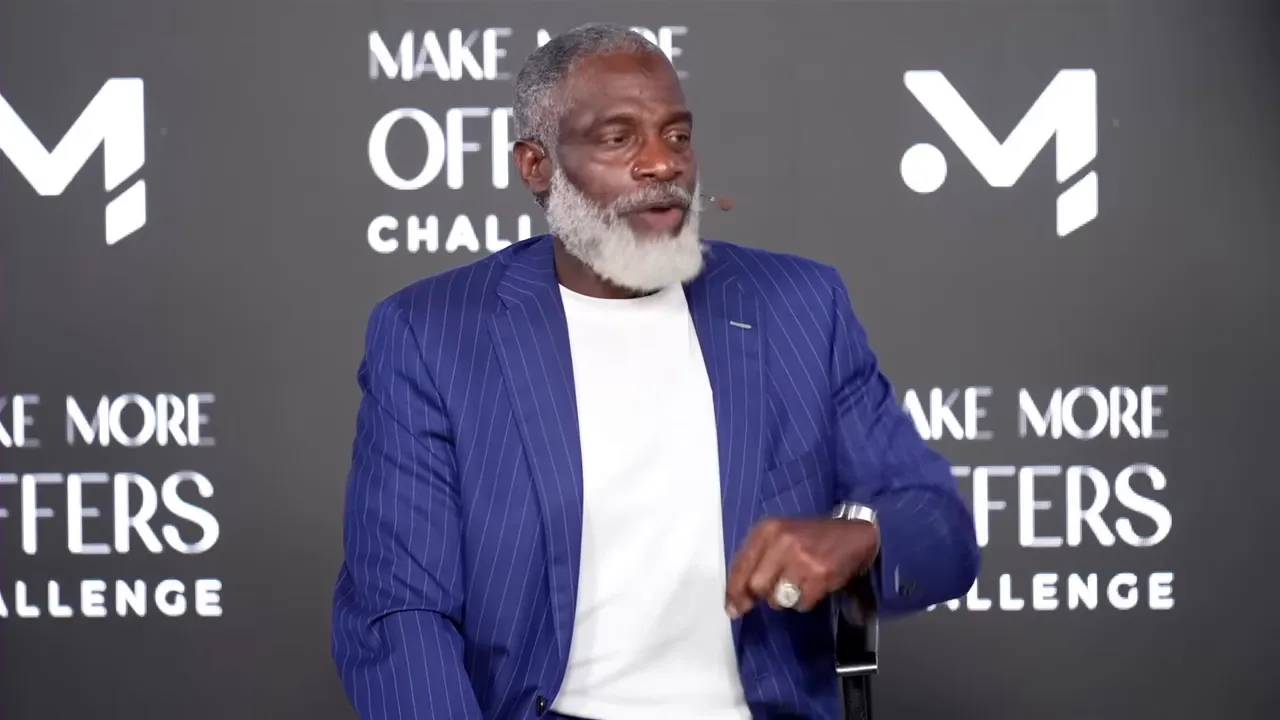 Myron describing accountability calls and high-ticket fitness coaching