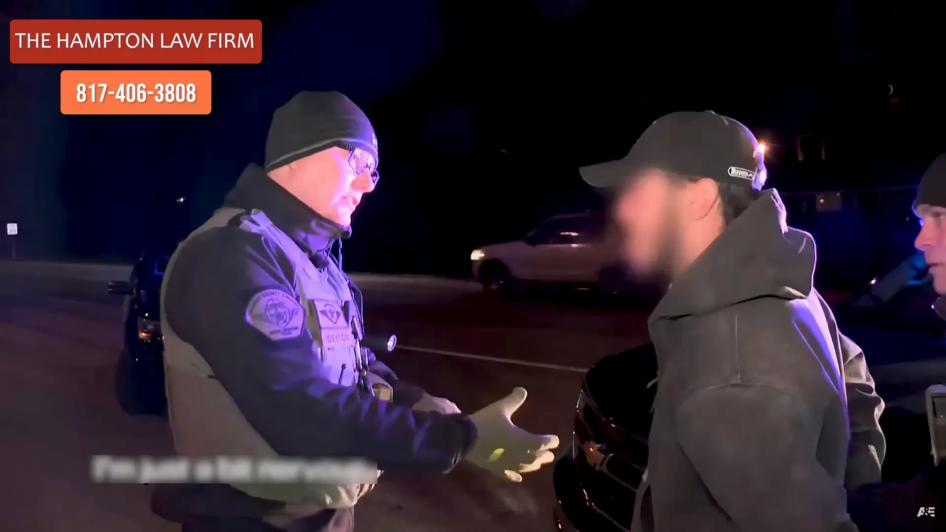 Police officer attempting to convince suspect to cooperate for leniency