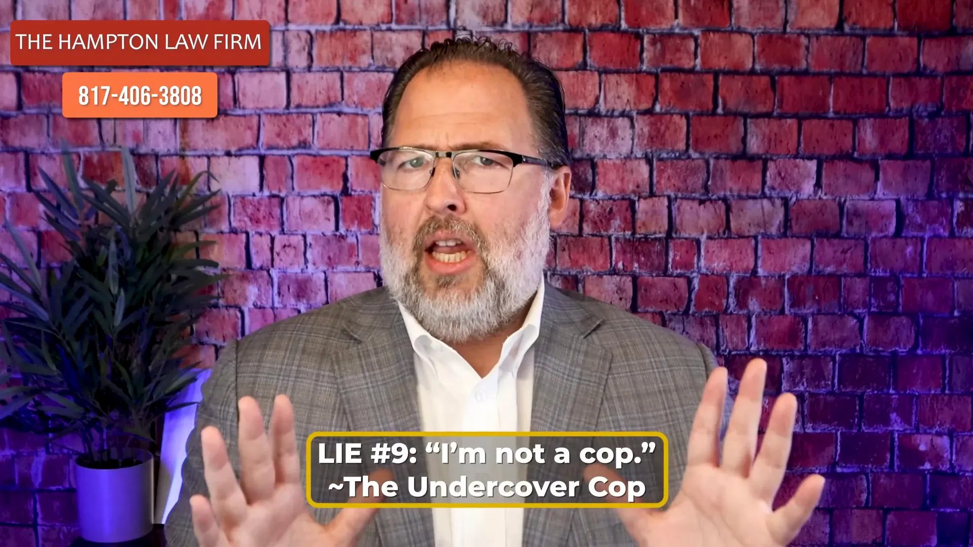 Undercover cop disguised as a civilian