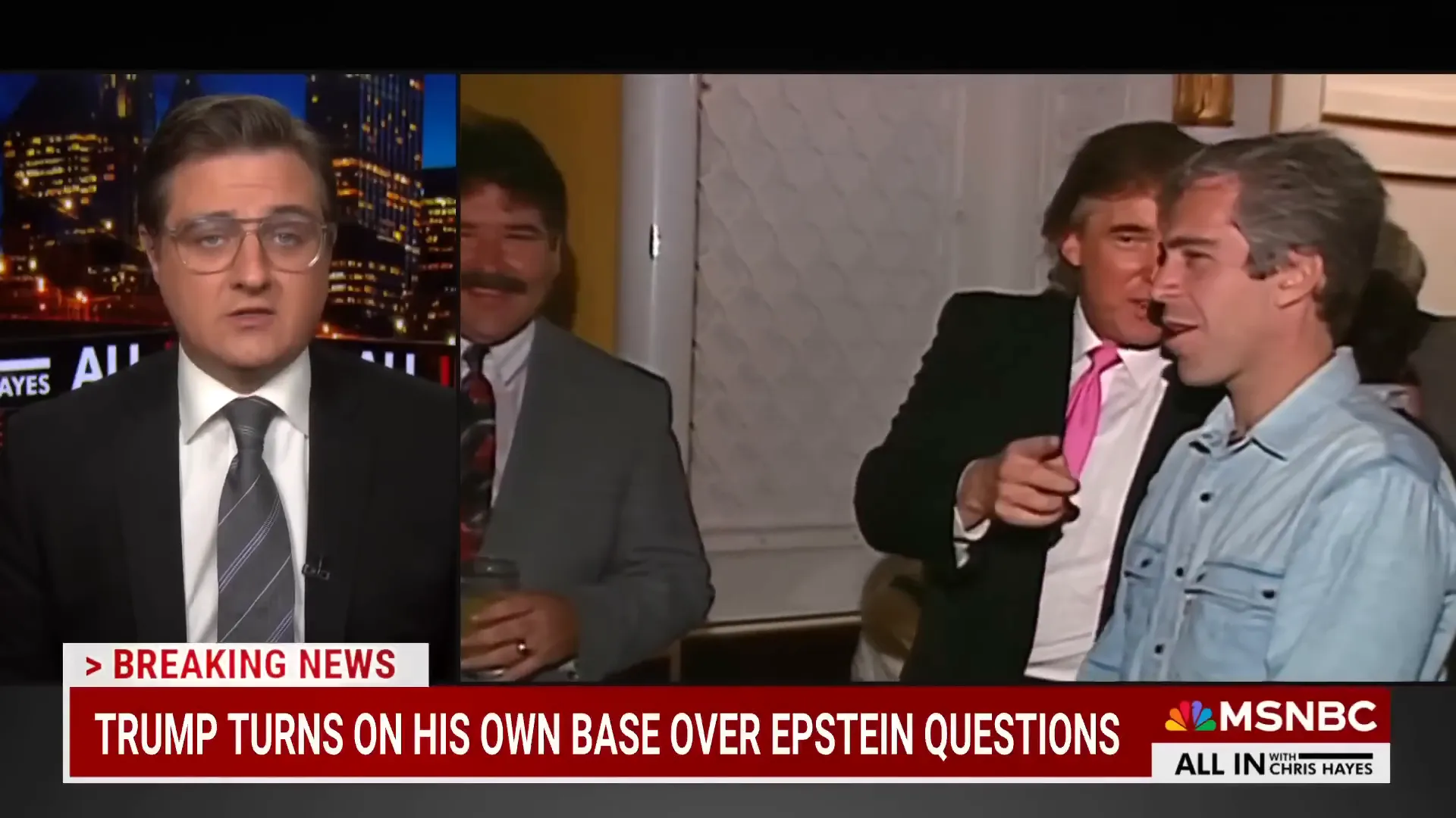 Jeffrey Epstein with Donald Trump