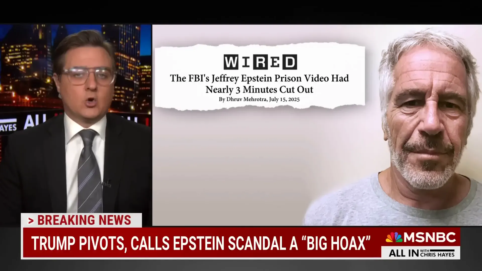 Raw Epstein prison footage controversy
