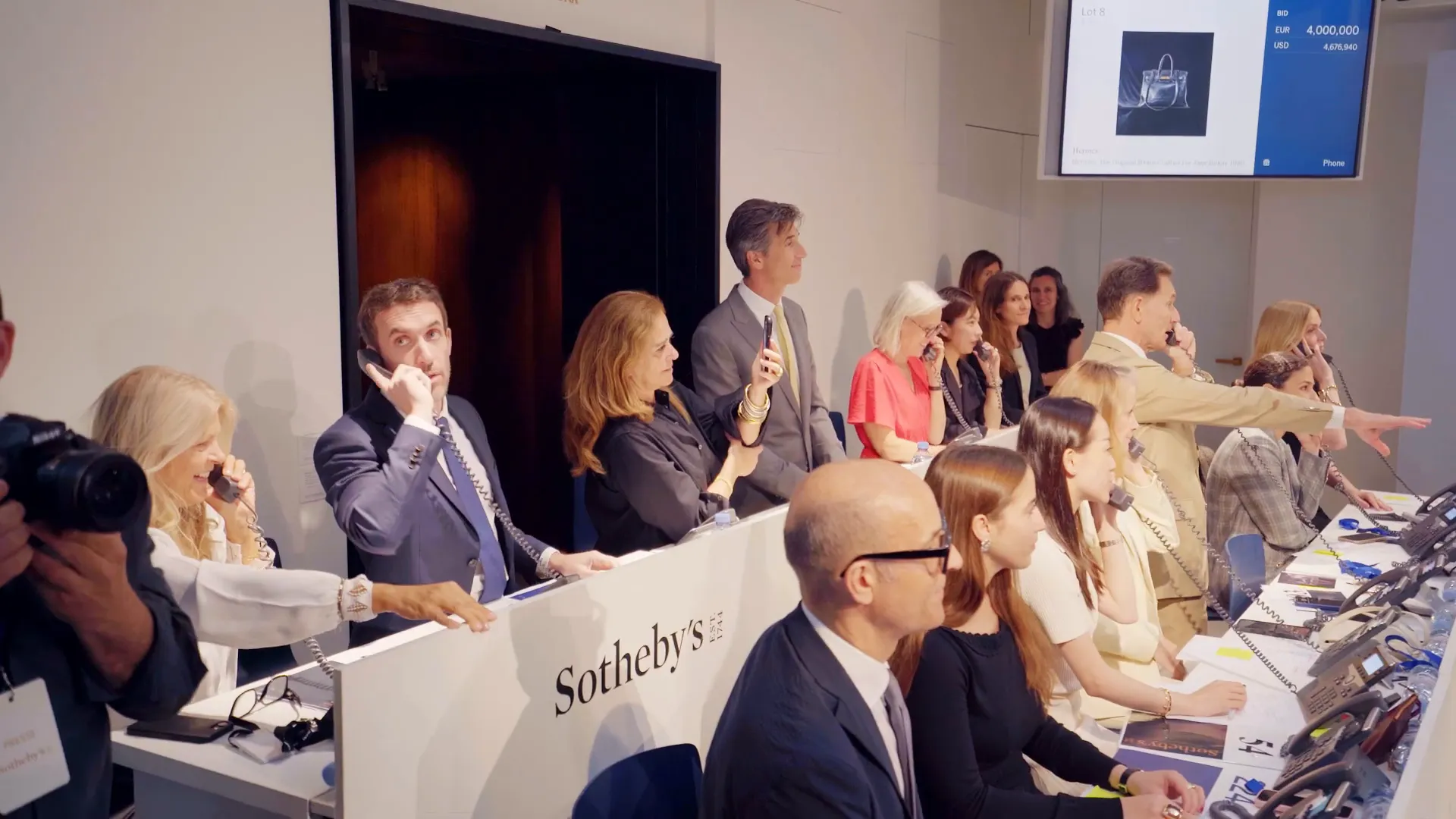 Bidders competing fiercely at four million euros