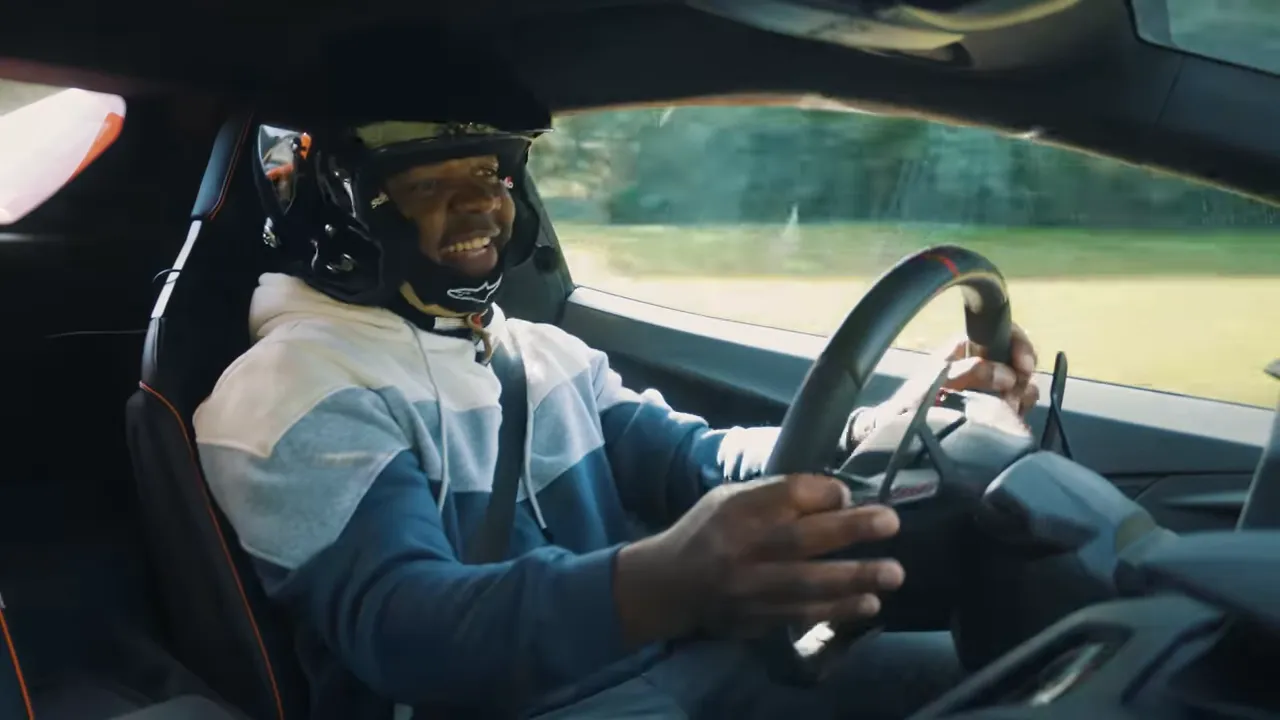 Revving the engine: tachometer climbing towards 10,000 rpm