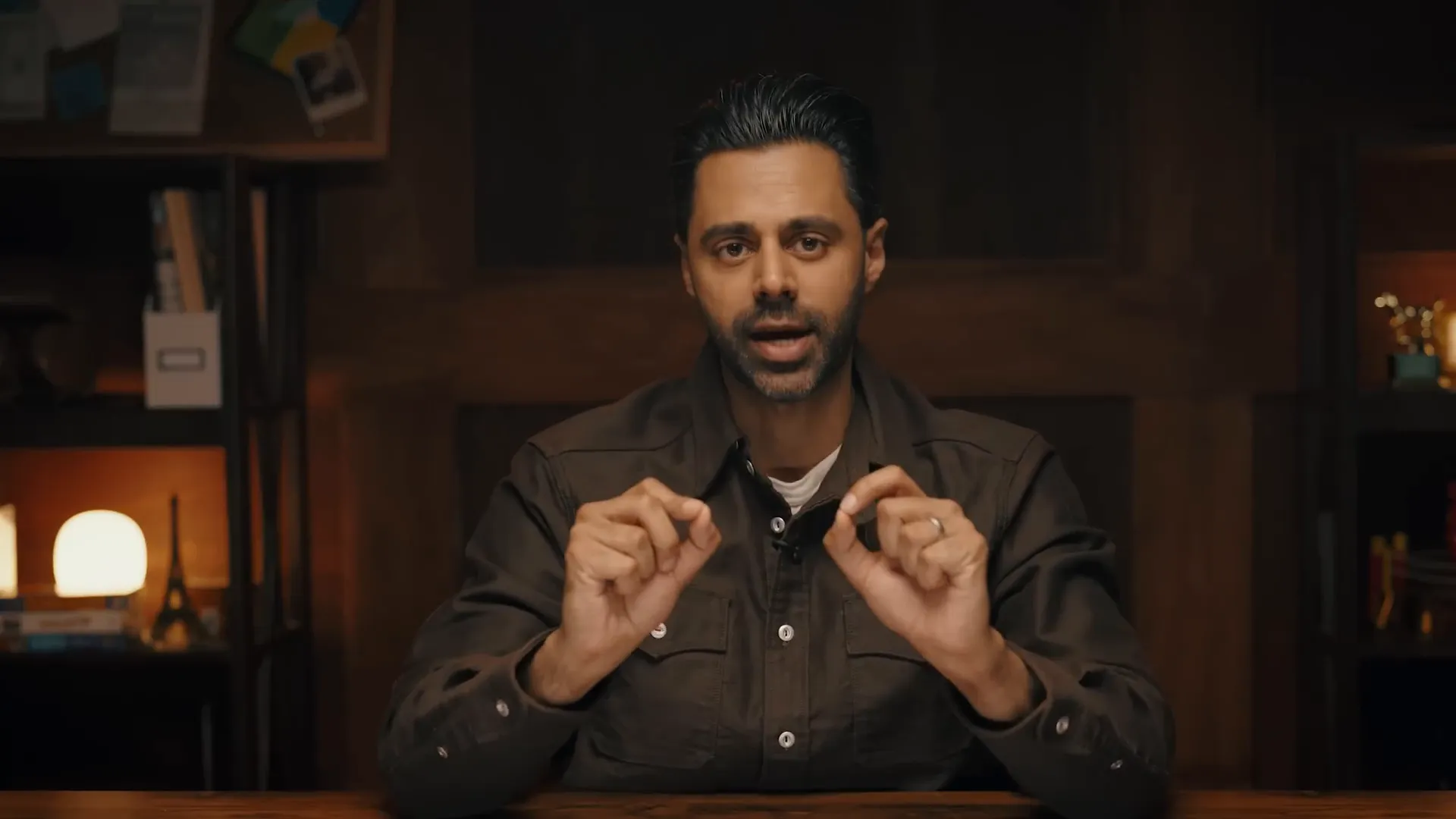 Hasan Minhaj introducing Neil deGrasse Tyson