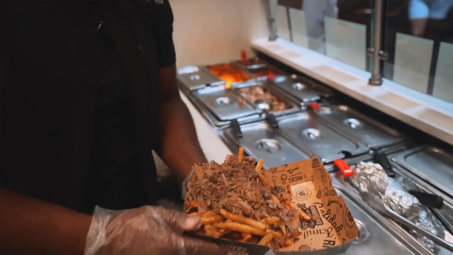 Behind-the-scenes kitchen at Buena Papa