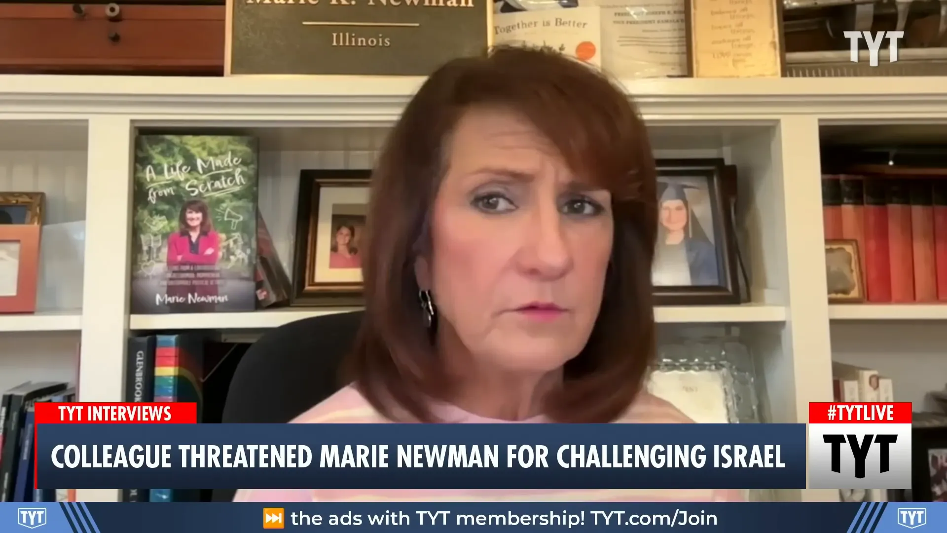 Congress members confronting Marie Newman over her Iron Dome vote