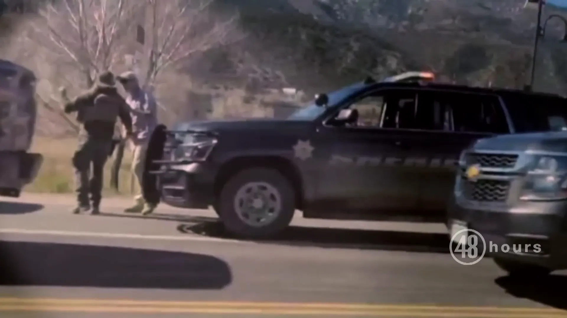 Barry Morphew being arrested