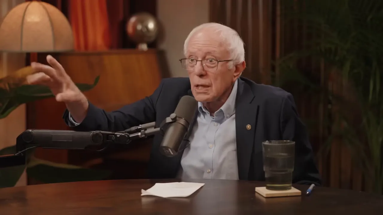 Sanders explaining corporate ownership and Wall Street influence