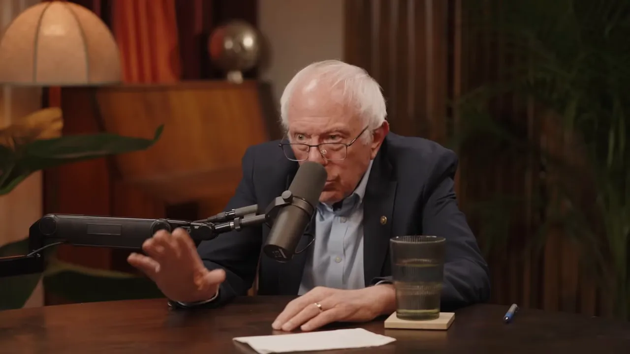 Bernie advising young people to find community and purpose