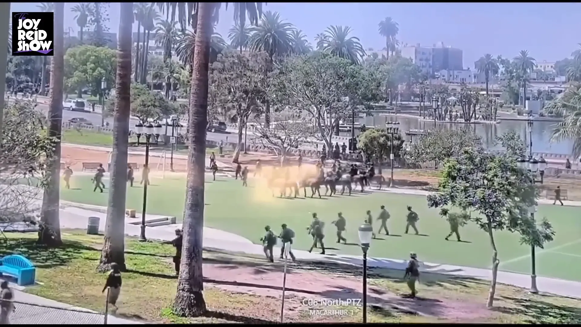 ICE agents raiding MacArthur Park