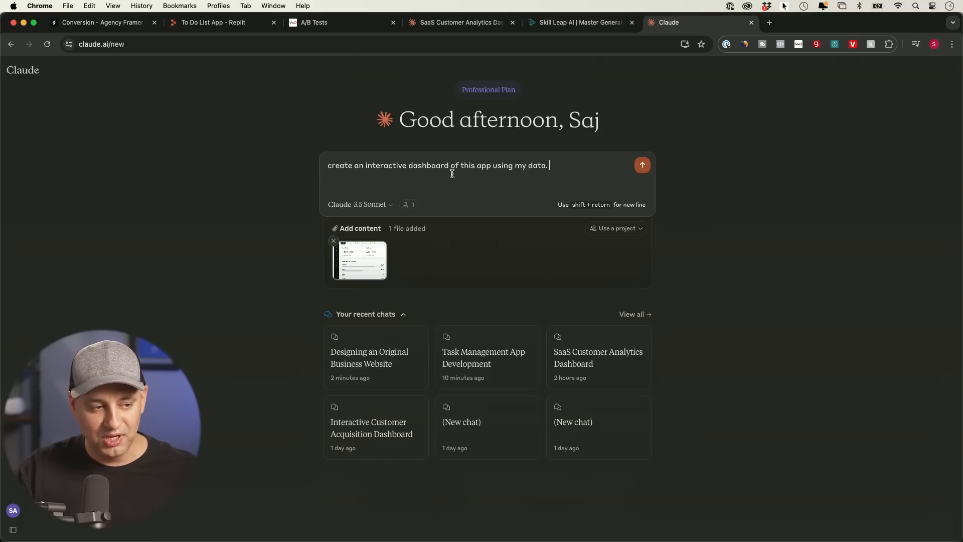 Creating an interactive dashboard