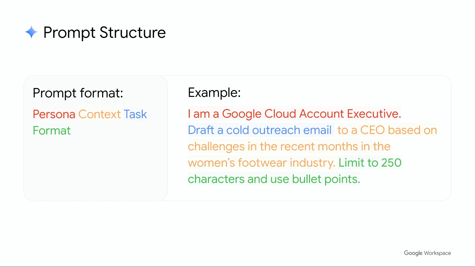 Best practices for prompts