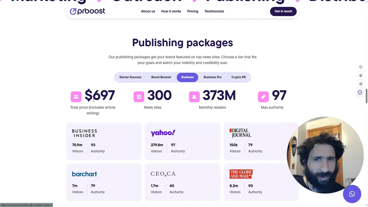 Package comparison and 'as seen on' examples