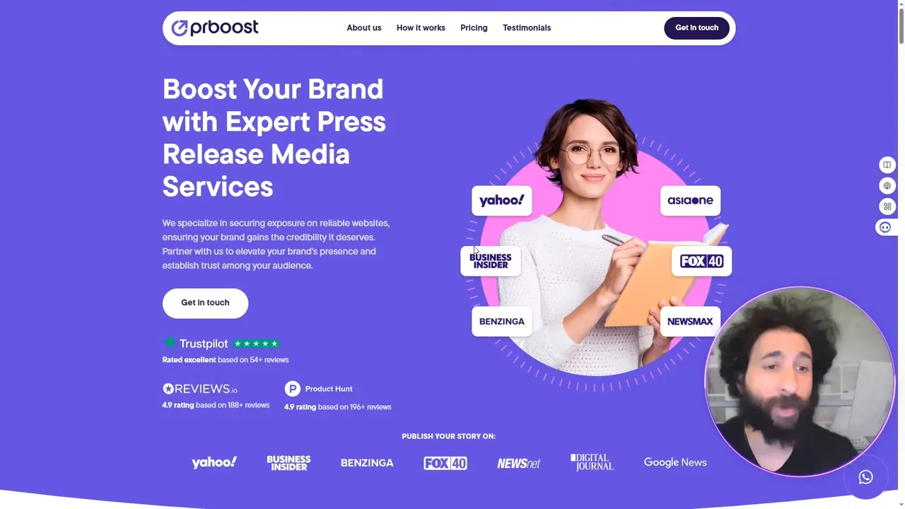 Call to action to visit PRBoost and choose a package