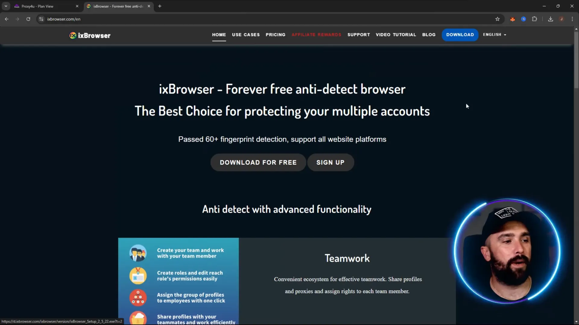 ixbrowser download and profile dashboard